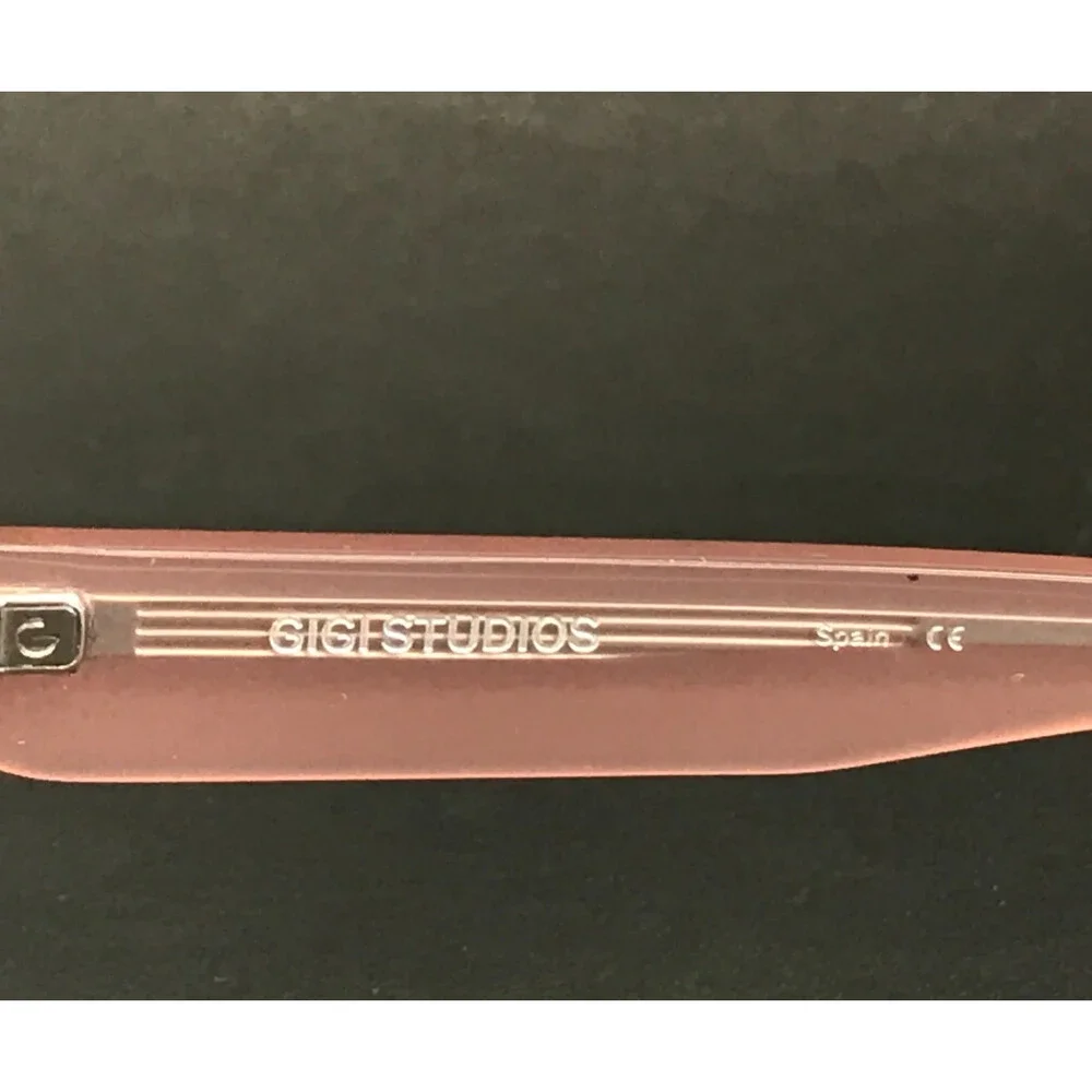 Gigi Studios Eyeglasses Frames ZARA GS1003/060 Cloudy Pink Clear 52-19-140